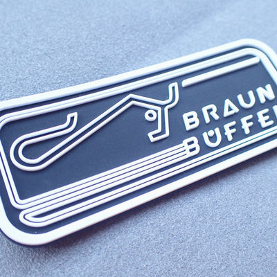 Multi Shape Seal Size ODM Rubber Clothing Labels