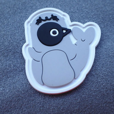 silicon clothing labels Durable Embossed Rohs Silicone Clothing Labels