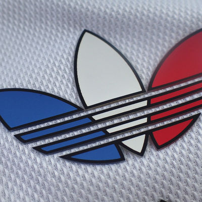Embossed Logo Rubber 1.2mm Heat Transfer Clothing Tags