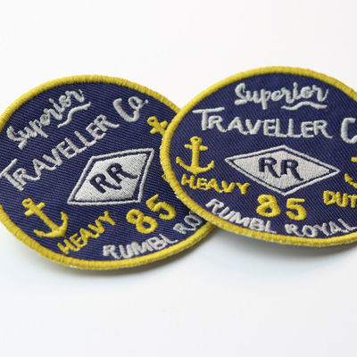 Heat Press Embroidery OEM Clothing Tags Labels