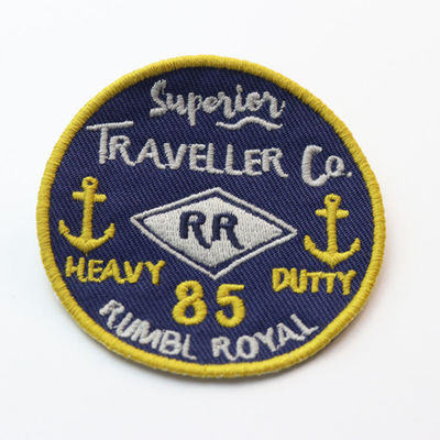 Heat Press Embroidery OEM Clothing Tags Labels