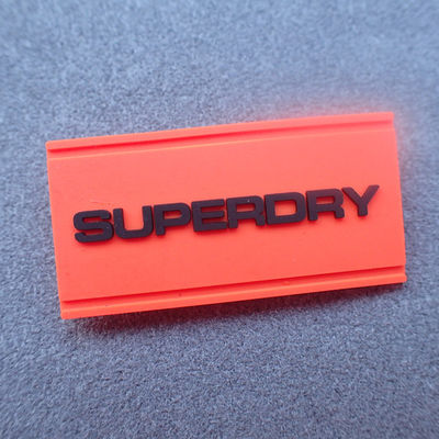 Embossed Sew On OEKO PVC Clothing Labels