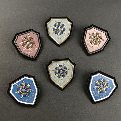 3D High Frequency Soft Heat Press Flower Embossed Tpu Badges Support Welding