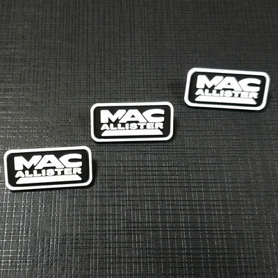 Custom Logo Clothing Woven Patches 3D Rubber Pvc Badges