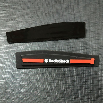Decoration 3D Logo Rubber Clothing Labels Plastic Silicone Badge For T Shirt