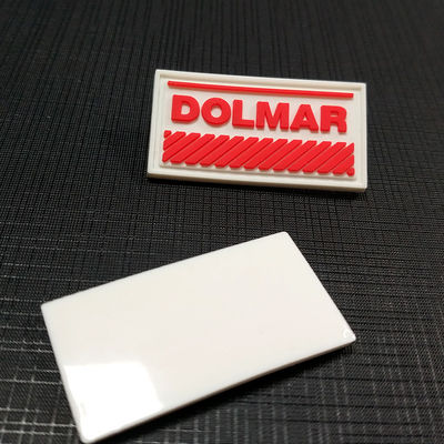 Custom Brand Clothing Hangtag 3D Soft Pvc Patches For Shoes Bags Hats