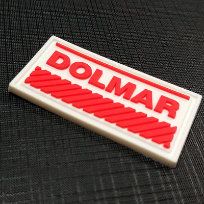 Custom Brand Clothing Hangtag 3D Soft Pvc Patches For Shoes Bags Hats