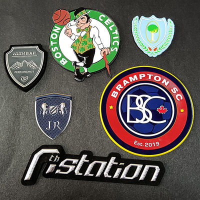 3D Embossed Heat Press Transfer Logo Tpu Patches  Design For Clothing