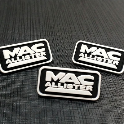 Custom Logo Clothing Woven Patches 3D Rubber Pvc Badges