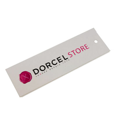 Wholesale Custom Logo Paper Swing Hang Tag For Clothing