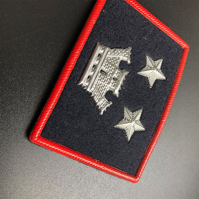 Customizable Clothing Tags Labels with 3D raised lettering embossed by high frequency voltage for tactile branding on matte and fleece surfaces