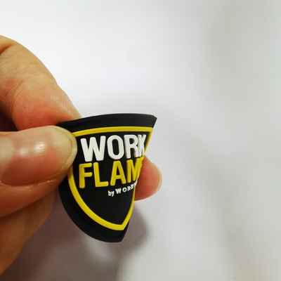 Plastic Soft PVC Rubber Patch Excellent Strength For Shoes / Bags