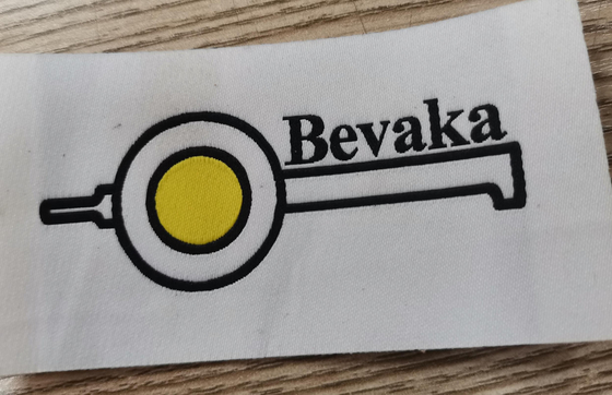 Customized T Shirt Garment Woven Label Cotton Washable For Clothes