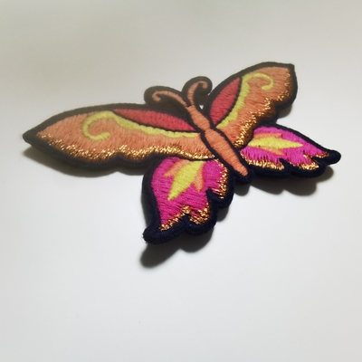 Butterfly Custom Embroidered Patches For Clothes Shoes Bag Suitcase