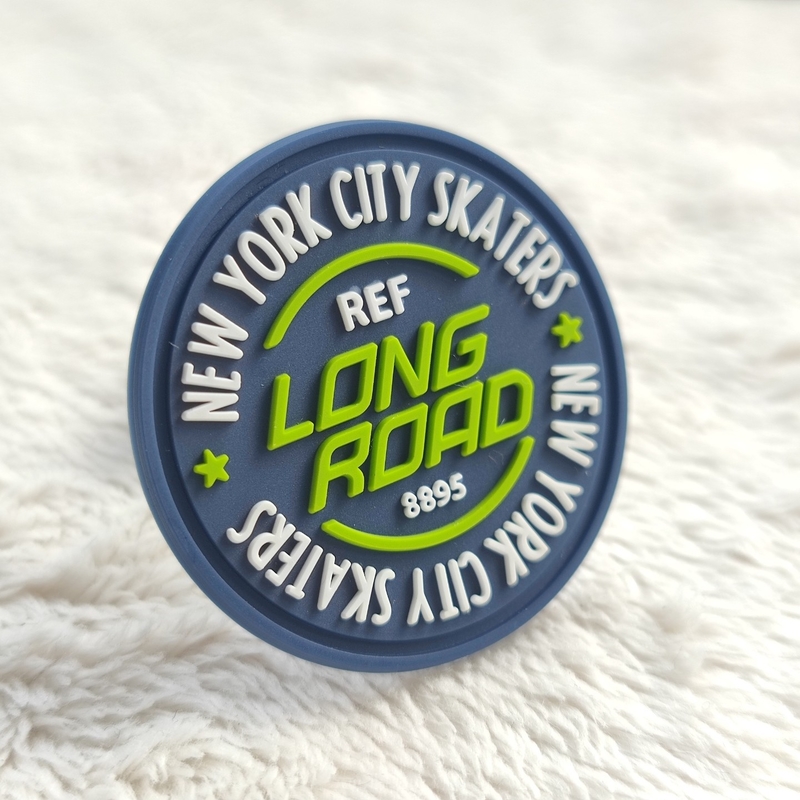 Factory Custom 3D Soft PVC Silicon Rubber Clothing Brand Logo Label Badge For Clothing Label Use