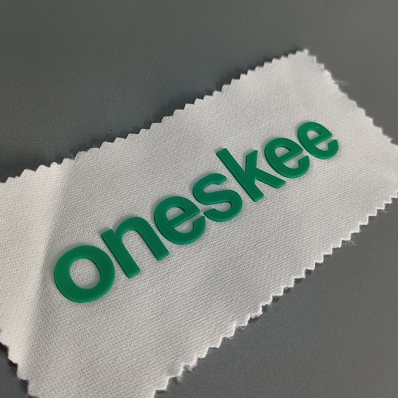 Custom Round Rectangle Flower Silicone Heat Transfer Label and Patch for Clothing and Sportswear
