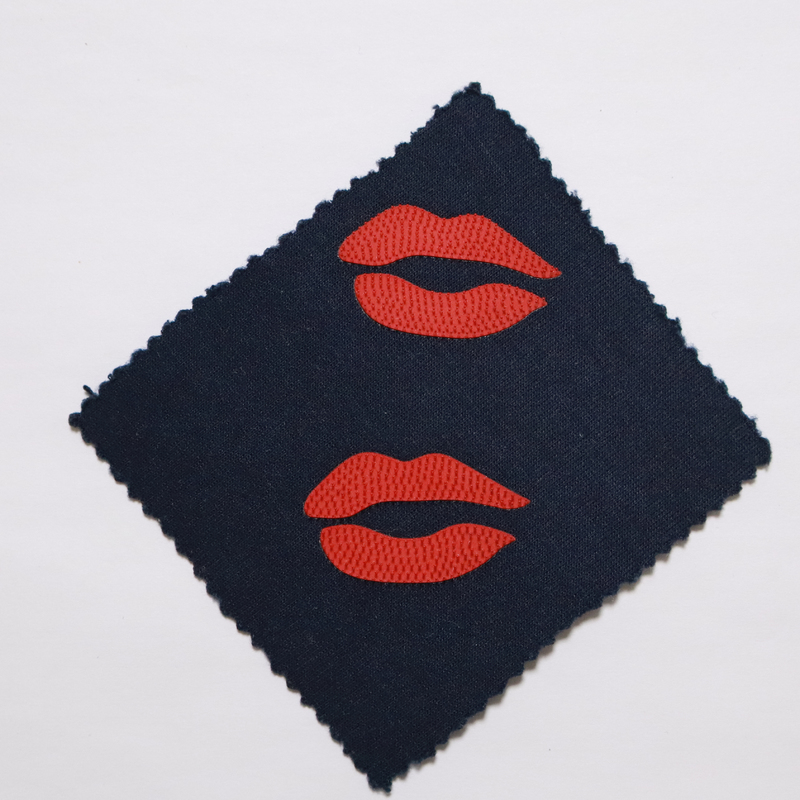 OEKO Certified Nickel-Free LED Flashing Silicone Heat Transfer Label for Clothing and Sportswear