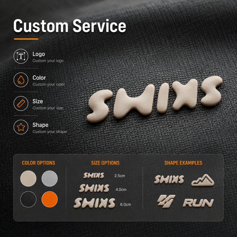 Customizable Silicone Heat Transfer Labels for Apparel Providing Long Lasting Branding Resistant to Multiple Washings