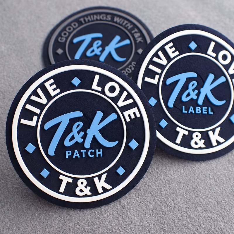 Custom PVC Patch with Silicone Tips Draw String Cord - Eco-Friendly Material & Pantone Color Matching