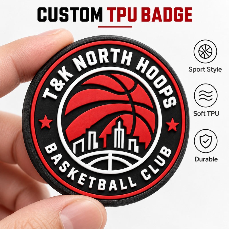 Customized Washable Eco-Friendly Screen Printing TPU Labels for Sportswear and Athletic Apparel
