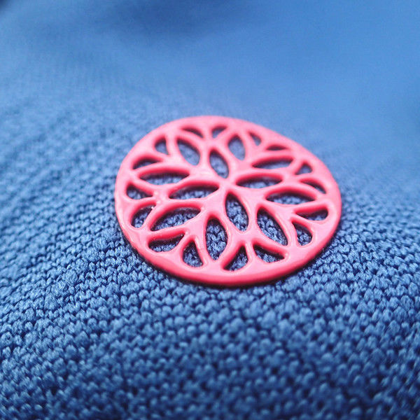 Shiny 3D logo 0.7mm Silicone Heat Transfer Labels