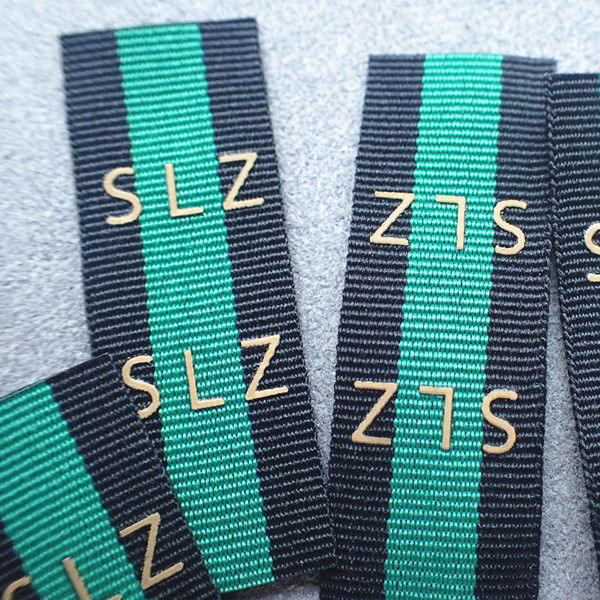 Soft Silk Straight Cut ODM Screen Printing Clothing Labels