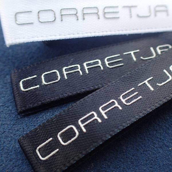 Washable woven Grosgrain Custom Printed Clothing Labels