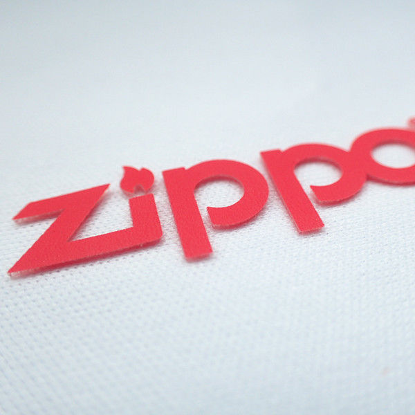 3D Soft Logo 0.6mm Clothing Tags Labels For Garment