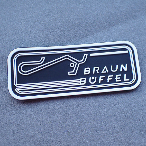 Multi Shape Seal Size ODM Rubber Clothing Labels