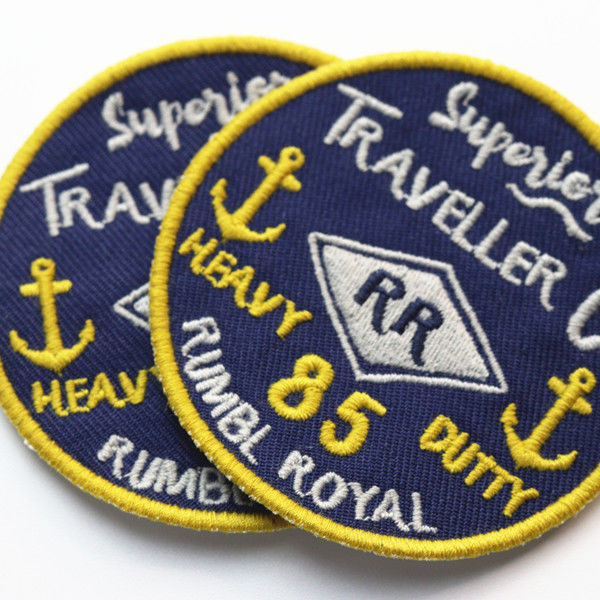 Heat Press Embroidery OEM Clothing Tags Labels