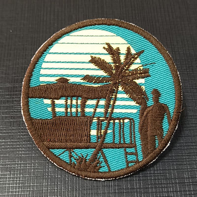 Custom Embroidery Patch 3D Puff LOGO Badges Sew On Iron On Clothing Patches