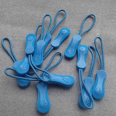 No Toxic Elastic Plastic Zipper Slider Puller