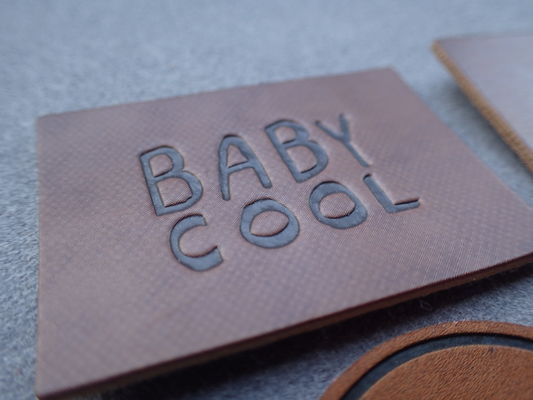 Vintage Style PU Embossed Leather Patches For Shoes