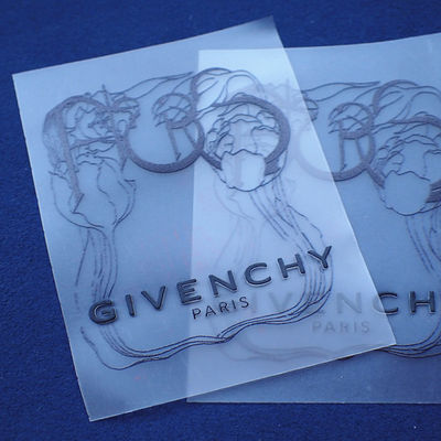 Transparent Mahattan Fold TPU Custom Printed Fabric Labels