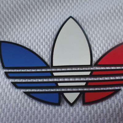 Embossed Logo Rubber 1.2mm Heat Transfer Clothing Tags